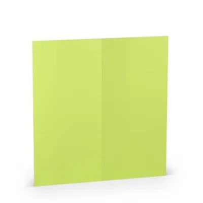 Produktbild von Rössler 16406922, Standard-Grußkarte, Limette, Karton, 220 g/m², 100 Stück(e)