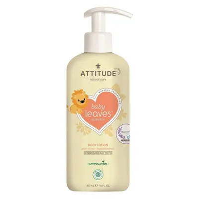 Obrázek produktu pro Dětské tělové mléko s vůní hruškové šťávy Baby Leaves (Body Lotion) 473 ml
