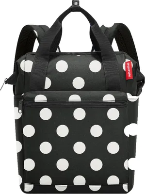 Immagine prodotto di reisenthel® JR7073 reisenthel® Rucksack allrounder R Kunstfaser schwarz/weiß 12,0 l