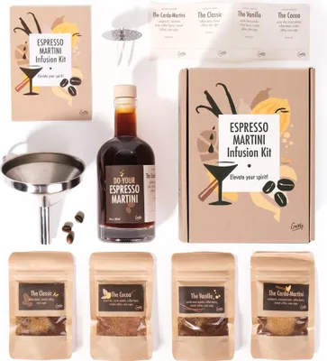 Produktbild von Espresso Martini Set | Cocktail Infusionsset | Geschenkset für Cocktail Liebhaber | Geschenk für Männer & Frauen