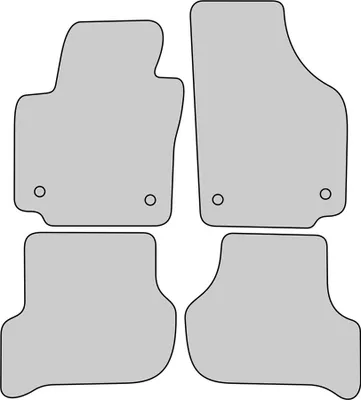 Produktbild von Luxus Fußmatten für Seat Altea 5P/ Freetrack XL 2004-2015