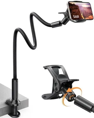 Productafbeelding van 360° Rotatable Gooseneck Telefoonhouder met Lange Arm