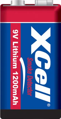 Produktbild von Xcell 9v Lithium Batterie 131347 1200mAh für Rauchmelder