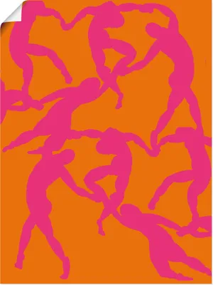 Produktbild von ARTland Poster Matisse - Der Tanz in pink-orange Größe: 60x80 cm