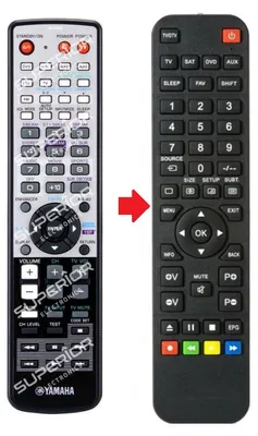 Produktbild von Ersatz Fernbedienung für Yamaha HTY-7030 | HTY-7040