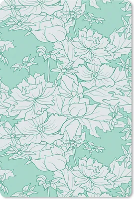 Produktbild von MuchoWow® Mauspad Mousepad Muster - Vintage - Blumen 18x27 cm - Mousepads - Maus Mat - Pad - Mausunterlage