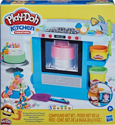 Produktbild von Play-Doh Kitchen Creations F13215L1, Knetmasse-Spielset, Mehrfarbig, Erwachsener, Kunststoff-Topf, 5 Farben, 3 Jahr(e)