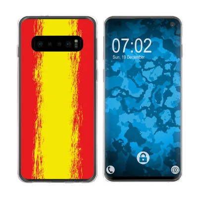 Produktbild von PhoneNatic Case kompatibel mit Samsung Galaxy S10 Silikon-Hülle WM Schweiz M11