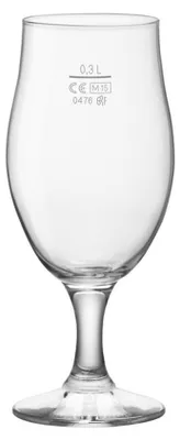 Produktbild von 6x Bormioli Rocco Biertulpe, Eichstrich bei 0,3 Liter