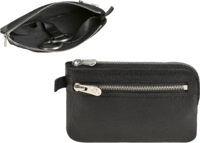 Produktbild von Sonnenleder Schlüsseletui Leder Mozart C Schlüsseltasche für Damen und Herren schwarz 831-235-02