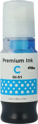 Produktbild von vhbw Nachfülltinte Ersatz für Canon GI-91 für Drucker - Refilltinte Dye Cyan, 70ml