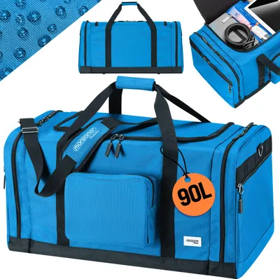 Immagine prodotto di MONZANA® Borsa Viaggio 90L 70x35x35cm Zaino Sportivo Borsello a Tracolla Regolabile Borsone da Palestra Sport per Viaggi Sacca Campeggio