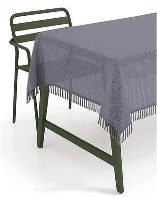 Zdjęcie produktu dla Obrus ogrodowy owalny zielony pcw antypoślizgowy 140X180 cm