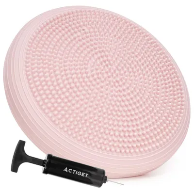 Produktbild von ACTIGET Sensorisches Sitzkissen mit Pumpe – Sensomotorisches Übungskissen, Rosa