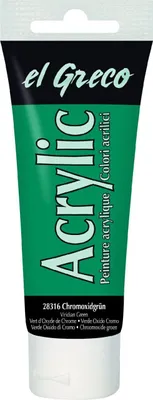 Produktbild von KREUL el Greco Acrylic, 75 ml, Grün, Tube, Wasserfest