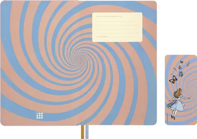 Image de Moleskine Alice im Wunderland Notizbuch limitierte Ausgabe, L/A5, liniert, fester Einband