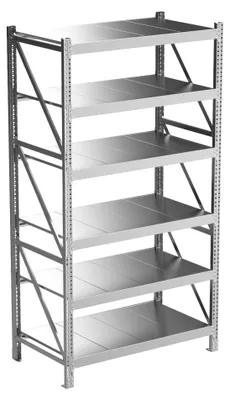 Produktbild von Povag Schwerlastregal 200x110x60 cm Lagerregal mit 6 Fachböden 300 kg Fachlast