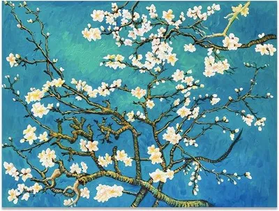 Produktbild von Famanu Leinwandbild Vincent van Gogh - Amandelblüte