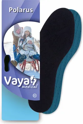 Produktbild von Vaya Polarus wärmeregulierende Winterschuheinlagen mit Aktivkohle 1 Paar