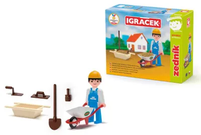 Productafbeelding van Efko IGRÁČEK Metselaar - figuurtje met een schop en gereedschap