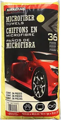 Obrázek produktu pro Měkké utěrky z mikrovlákna – 36 kusů, žluté
