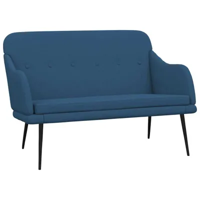 Zdjęcie produktu dla Ławka niebieska 110x76x80 cm tkanina