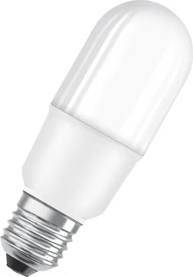 A white LED light bulb with a silver screw base, shown against a white background.
