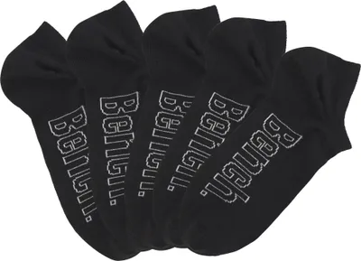Produktbild von Bench Sneakersocken Niedrige Sneaker Socken, Damen Baumwolle Sportsocken Atmungsaktiv 5 -teilig schwarz Größe 39/42