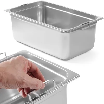Productafbeelding van GN-containers met inklapbare handgrepen, GN 1/1, 28 liter, (hoogte) 200 mm