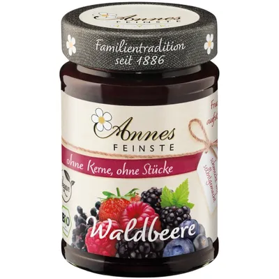 Obrázok produktu pre Ovocná nátierka bez semienok a kúskov - Lesné ovocie 210g