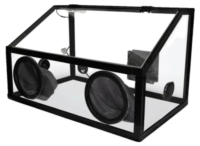 Productafbeelding van Stofafzuigende slijpmachine, instelbare snelheid, constructie van acryl, zwart