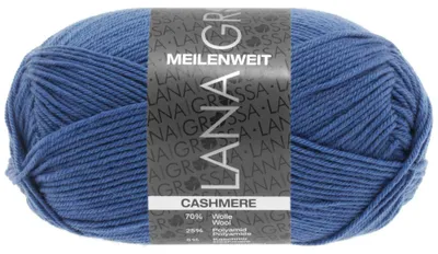 Produktbild von Lana Grossa - Meilenweit 4-fach 50g Cashmere 0016 brillantblau