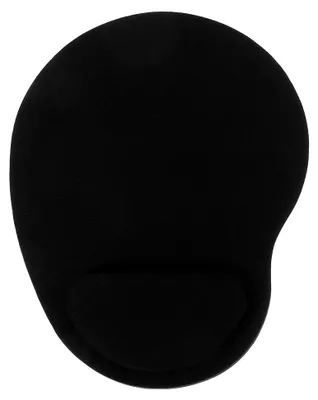 Produktbild von Ergonomisches Mauspad mit Handgelenkauflage aus Schwarzem Silikon Rutschfestes Computer Mauspad für Büro und Reisen mit Bequemer Handgelenkstütze