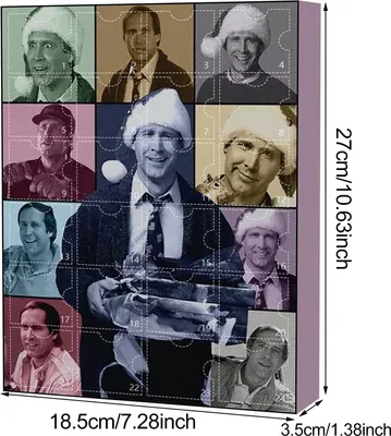 Produktbild von Weihnachts-Adventskalender 2024, 24 Tage Weihnachts-Countdown-Kalender, Acryl-Feiertagsfiguren-Anhänger für Weihnachten, Heimdekoration