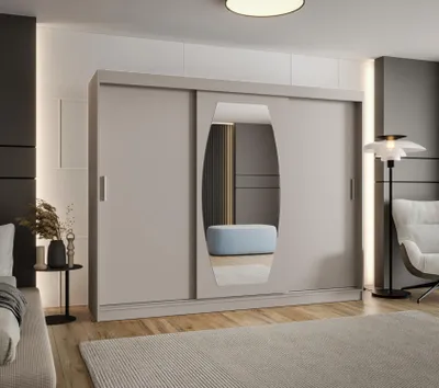 Obrázek produktu pro Šatní skříň 250 cm SEYMA - kašmírová