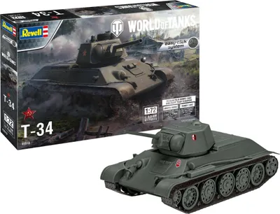 Image de REVELL 03510 T-34 "World of Tanks" (Le monde des chars)