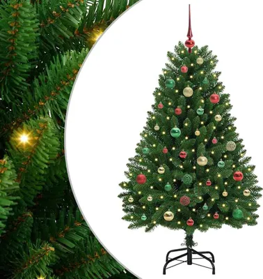Image de vidaXL Arbre de Noël artificiel vert 150 cm PVC et métal