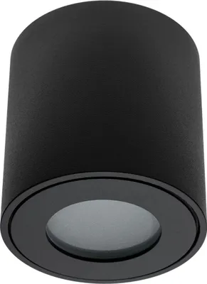 Obrázok produktu pre Povrchové svietidlo Tuba GU10 Round Black 84mm IP54 Moderné