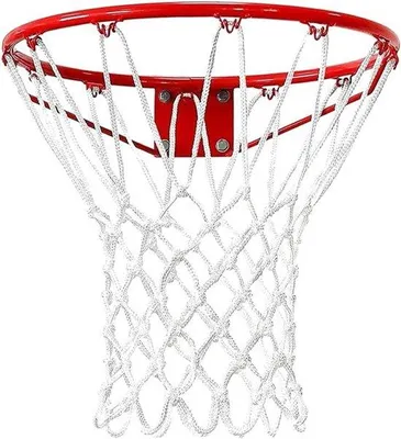 Produktbild von Schweres Basketballnetz Polyester Outdoor 12 Loops Standard