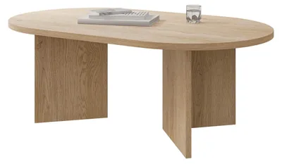 Produktbild von MIRJAN24 Couchtisch Gelizo 22 mm, Wohnzimmer Kaffeetisch (Farbe: Eiche Cremona)
