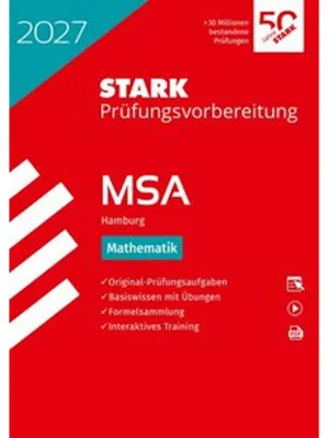 Produktbild von STARK Mathematik - MSA 2027 Hamburg - Prüfungsvorbereitung
