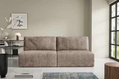 Produktbild von Intenso Modular Cord Schlafsofa mit Schlaffunktion BERGE, Braun