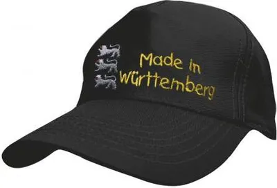 Produktbild von Baseballcap mit Stick -  Württemberg - 68398 schwarz