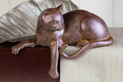 Produktbild von Casablanca 59340 Skulptur Katze Kantenlieger 30 cm Figur Cat Katzenfigur Figur
