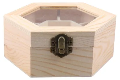 Immagine prodotto di Elegante organizer per gioielli in legno con coperchio in vetro