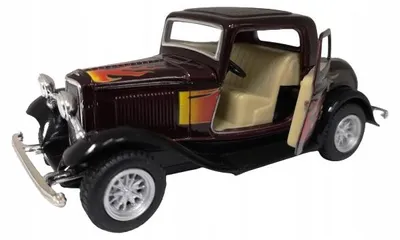 Obrázek produktu pro Kinsmart, model auta Ford 3-Window Coupe, rok 1932, měřítko 1:34