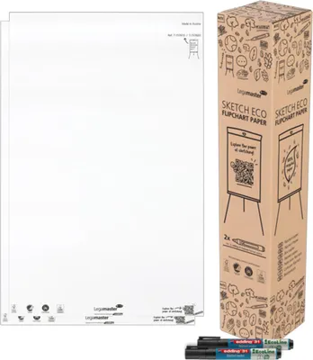 Obrázek produktu pro Legamaster 7-157620, Papír, 0,12 mm, 650 mm, 980 mm, 4,99 kg, 63 kusů
