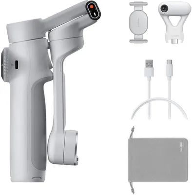 Imagen del producto de Insta360 Flow 2: Kit con rastreador AI, estabilizador para smartphone, color gris claro