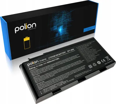 Obrázek produktu pro POLION baterie do notebooku MSI BTY-M6D 6600 mAh v originální kvalitě