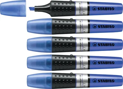 Produktbild von Textmarker - STABILO LUMINATOR - 5er Pack - blau